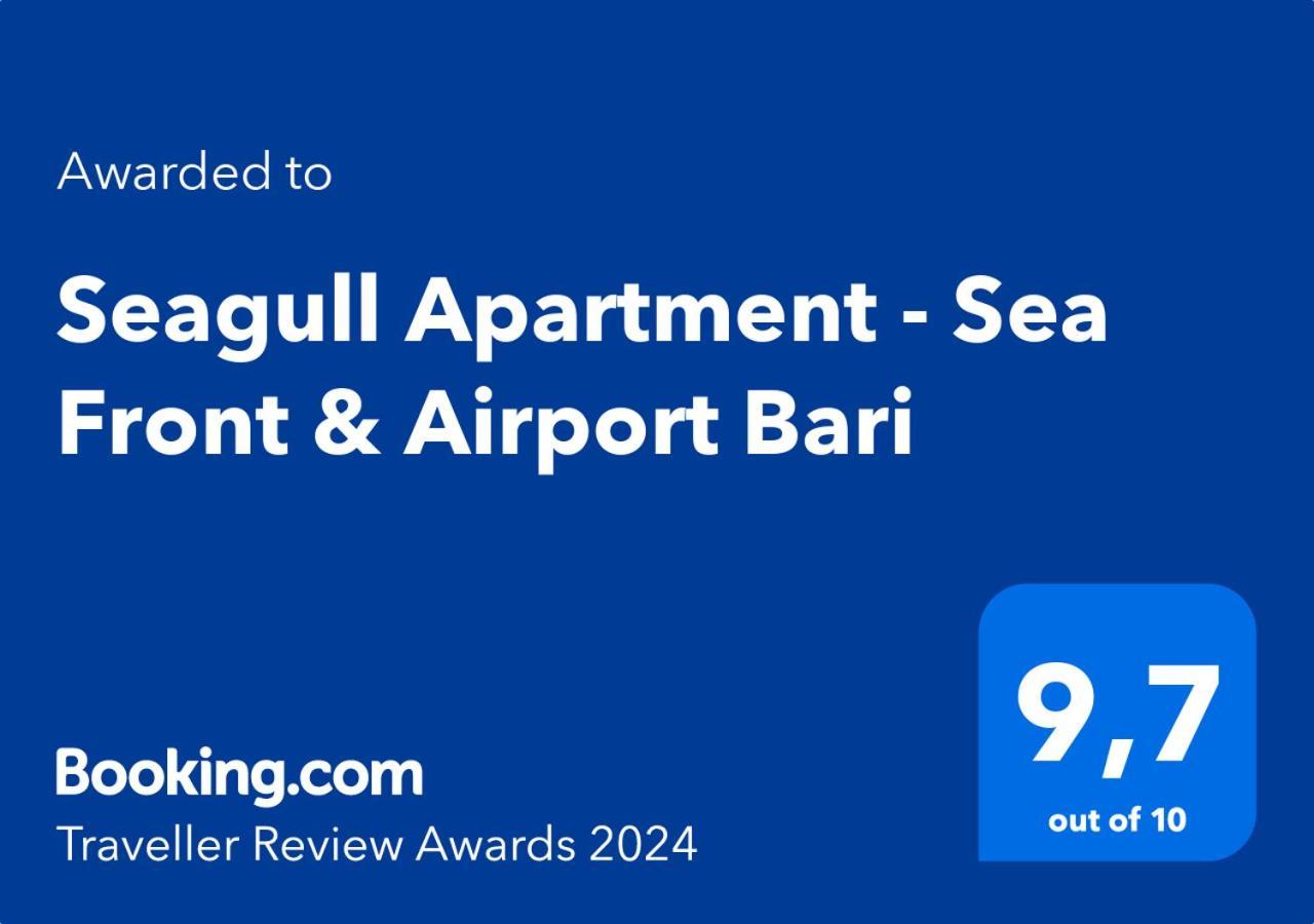 Seagull Apartments - Front And Sea View & Airport Bari Dış mekan fotoğraf